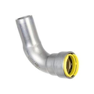 Apollo™ PWR7481507 407-2G Series PowerPress 90 deg Gas Street Elbow, 1-1/4 in, Press x Insert, Carbon Steel, HNBR, Grey