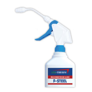 Axiom AXTH-CFSTEEL-1L Clean F Steel Combustion Side Boiler Cleaner, 1 L Bottle, Liquid Form