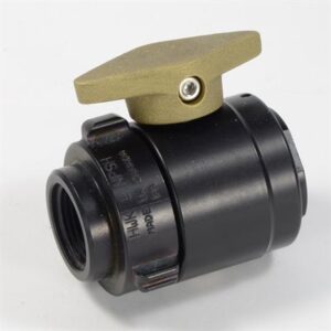 Mercedes Textiles 70FL15SO10PFPF Shut-Off Valve, 1-1/2 in NPSH x 1 in NPSH