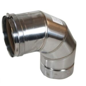 Z-VENT® 2SVEE0690 90 deg Elbow, 6 in, Stainless Steel