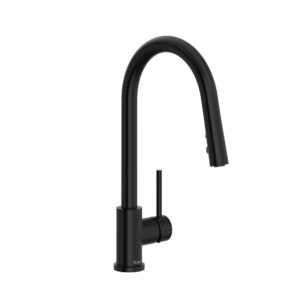 RiobelPRO® JL101BK Joli Pulldown Kitchen Faucet, 1.8 gpm, Black, 2 Spray Patterns