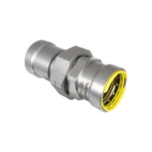 Apollo PWR7482398 4733G PowerPress Gas Union, 1-1/2 in Nominal, Press End Style, HNBR O-Ring, Steel, Grey