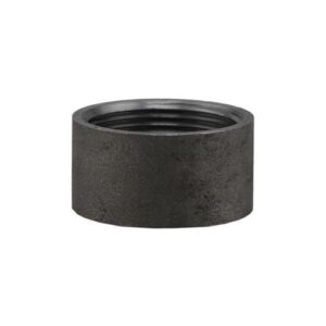 Boshart Industries BLMHC-20 Black Malleable Merchant Half Coupling, 2 in, FPT, 150 lb