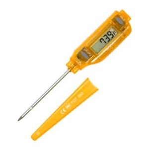 UEi Test Instruments™ 128323 Digital Thermometer, -58 to 572 deg F, +/- 1.8 deg F or +/- 1 deg C in the range of -22 to 302 deg F/ -30 to 150 deg C otherwise +/-4 deg F or +/-2 deg C Accuracy, AB13 Battery