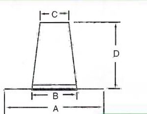 Belvent Manufacturing 110414 Roof Flashing, Metal, 4 in Pipe