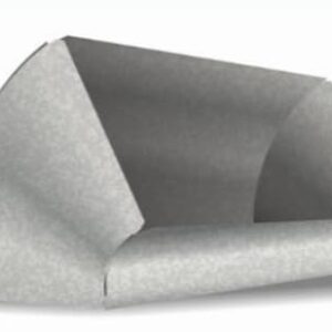 Tradesman EFL/0816/28 Long Way 45 deg Duct Elbow, 8 x 16 in, 28 Ga