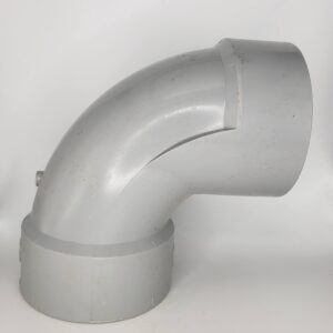 Westlake Pipe & Fittings DL300-015 Low-Rise 90 deg Elbow, 1-1/2 in, Hub x Hub, PVC