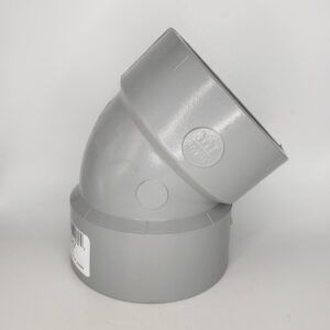 Westlake Pipe & Fittings DL321-020 Low-Rise 45 deg Elbow, 2 in, Hub x Hub, PVC
