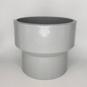 Westlake Pipe & Fittings DL102-422 Low-Rise Reducing Coupling, 4 x 3 in, Hub x Hub, PVC