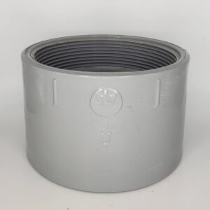 Westlake Pipe & Fittings DL101-040 Low-Rise Female Adapter, 4 in, Hub x FPT, PVC