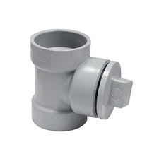 Westlake Pipe & Fittings DH9503G High-Rise Fitting Cleanout Tee, 3 in Cleanout, 	PVC DWV