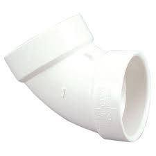 Westlake Pipe & Fittings DH319-015 High-Rise 60 deg Elbow, 1-1/2 in, Hub x Hub, PVC