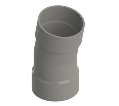 Westlake Pipe & Fittings DH1836 High-Rise 11-1/4 deg Elbow, 6 in, Spigot x Hub, PVC