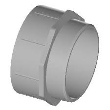 Westlake Pipe & Fittings DH109-030 High-Rise Male Adapter, 3 in, Hub x MNPT, PVC