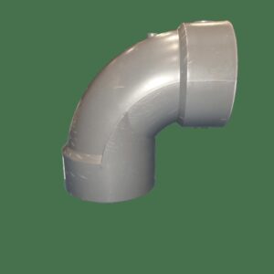 Westlake Pipe & Fittings DH706-015 High-Rise Solvent Weld P-Trap, 1-1/2 in, Dark Gray, PVC DWV, Hub x Hub Connection, Dark Gray