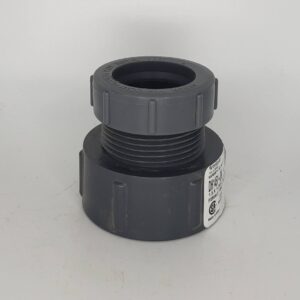 Westlake Pipe & Fittings DH104-212 High-Rise Female Trap Adapter, 1-1/2 x 1-1/4 in, Hub x Slip Joint, PVC