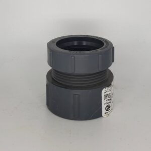 Westlake Pipe & Fittings DH104-015 High-Rise Female Trap Adapter, 1-1/2 in, Hub x Slip Joint, PVC