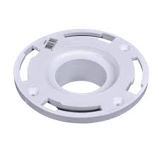 Westlake Pipe & Fittings DH1803FKO High-Rise Moulded Closet Flange, 3 in ID x 4 in OD, PVC