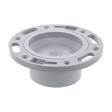Westlake Pipe & Fittings DH993CK High-Rise Moulded Closet Flange Kit, 3 in ID x 4 in OD, PVC