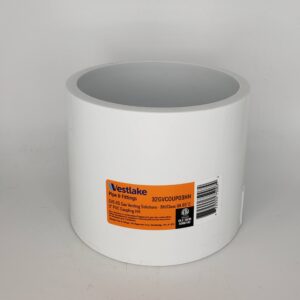 Westlake Pipe & Fittings 32GVCOUP025HH Coupling, 2-1/2 in, Hub x Hub, PVC