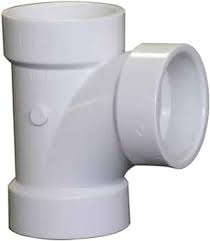 Westlake Pipe & Fittings GVL503-020 Sanitary Tee, 2 in, Hub x Hub x Hub, PVC