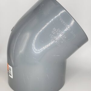 Westlake Pipe & Fittings 26GVF4508HH 45 deg Elbow, 8 in, Hub x Hub, CPVC