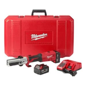 Milwaukee 2773-20L M18 FORCE LOGIC Long Throw Press Tool (Tool Only), 7200 lb Crimping, 18.3 in OAL, Black/Red