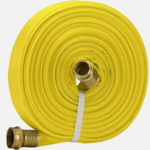 Mercedes Textiles 235070501TY Myti-Flo® Forestry Hose, 50 ft, Yellow