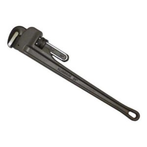 Tuff Grade TGPW-36-01 TGPW Pipe Wrench, 5 in Pipe, 36 in OAL, Gray Aluminum Handle