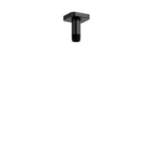 Riobel 579BK Equinox Shower Arm, 3 in L x 2 in W Arm, Black