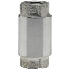Boshart Industries 17CVSS-050 Stainless Steel Check Valve, 1/2 in, FPT, 304 Stainless Steel Body