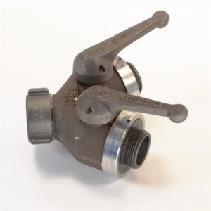 Mercedes Textiles 70FL15GYPS Gated Wye, 1-1/2 in Female NPSH x 2-1-1/2 in Male NPSH