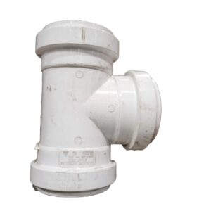 Westlake Pipe & Fittings G104 Tee, 4 x 4 in, Gasketed Sewer, SDR 35, PVC