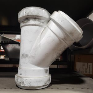 Westlake Pipe & Fittings G304 Wye, 4 x 4 in, Gasketed Sewer, SDR 35, PVC