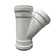 Westlake Pipe & Fittings G308-4 Wye, 8 x 4 in, Gasketed Sewer, PVC