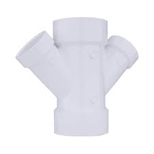 Westlake Pipe & Fittings G368-4 Double Wye, 8 x 4 in, Gasketed Sewer, PVC