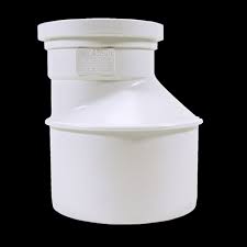 Westlake Pipe & Fittings G1306-4 Eccentric Increaser Coupling, 4 x 6 in, Spigot x Gasketed Sewer, PVC