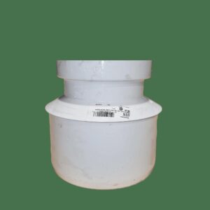 Westlake Pipe & Fittings G1216 Increaser Coupling, 4 x 6 in, Gasketed Sewer x Spigot, SDR 35, PVC