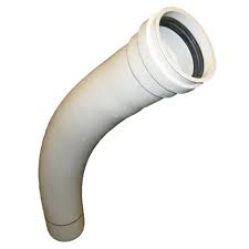 Westlake Pipe & Fittings 25A4505GS 45 deg Long Radius Bend, 5 in, Gasketed Sewer x Spigot, PVC