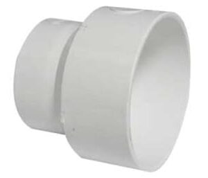 Canplas 414202BC PVC Sewer/Drainline DWV Coupling, 3 x 2 in, H x H