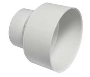 Canplas 414219BC PVC Sewer/Drainline Reducing Coupling, 6 x 4 in, H x H