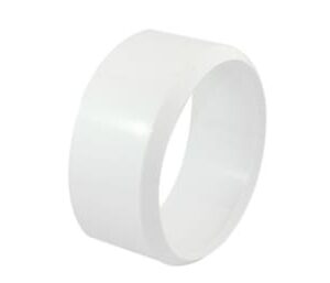 Canplas 412842BC PVC Sewer/Drainline DWV Adapter Sleeve, 4 x 4 in, DWV Sp x Hub