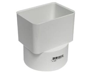 Canplas 414431BC PVC Sewer/Drainline Downspout Adapter, 2 x 3 x 3 in, Downspout x H