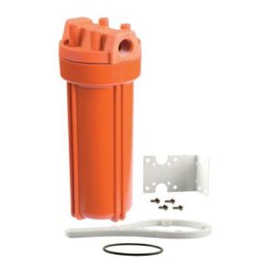 Boshart Industries 14FHK-HTR-1007 High Temperature Filter Housing Kit, 11 gpm, 12.27 in H, 3/4 in FPT Port, 39 to 165 deg F, Red