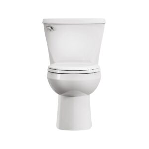American Standard 3437C101.020 Toilet Bowl, Colony 3/Reliant, White, Elongated Shape, 1.28 gpf, 12 in Rough-In, 2 in Trapway, 15 in H x Rim