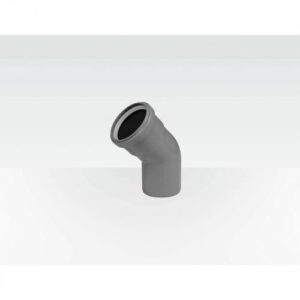 Centrotherm Eco Systems ISEL0645 45 deg Elbow, 6 in, Gray