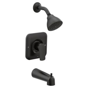 Moen T2813EPBL Rizon Eco-Performance Tub/Shower Trim, 1.75 gpm Shower, Matte Black