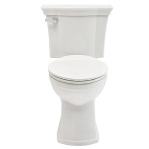 American Standard 3070A101.020 Toilet Bowl, ActiClean, White, Elongated Shape, 12 in Rough-In, 16-1/2 in H Rim, 2-1/16 in Trapway