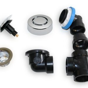 Oatey® TBCA9980 Dearborn® True Blue® Bath Waste Contractor Half Kit, ABS, Chrome