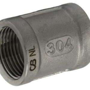 CB Supplies 481029002 Coupling, 1/4 in, FIP, 304 Stainless Steel